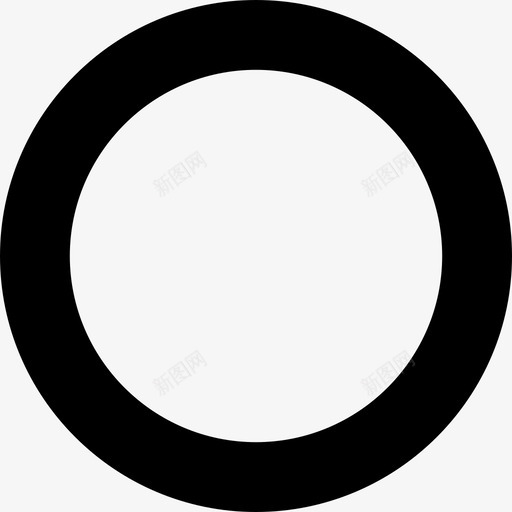 圆形轮廓形状形状基本要素图标svg_新图网 https://ixintu.com 圆形轮廓形状 基本要素 形状