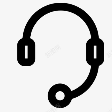 耳机skype插件图标图标