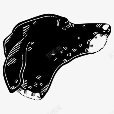 美国豹猎犬akc犬科图标图标