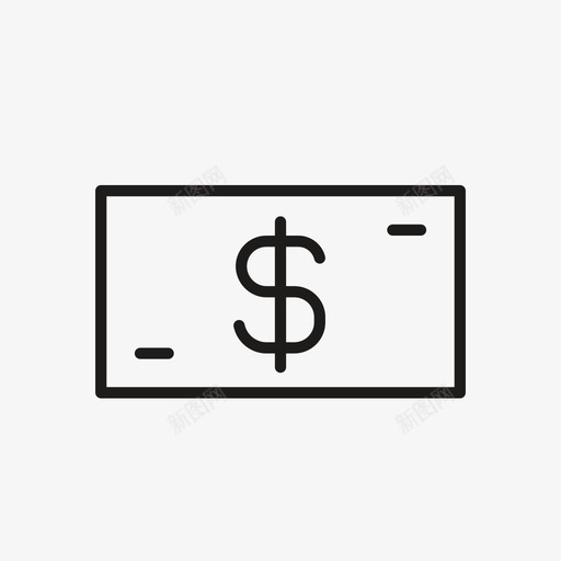 美元钞票现金图标svg_新图网 https://ixintu.com 一 世界货币 单身 收入 现金 经济 绿色消费 美元 货币 钞票