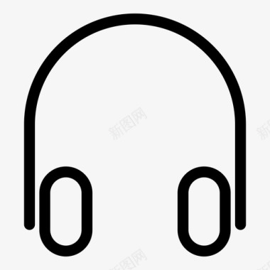 耳机音乐耳机套装图标图标