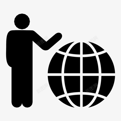 全球营销地球全球黑色全球图标svg_新图网 https://ixintu.com 世界商业 全球 全球营销 国际 圆形全球 地球全球 尼斯全球 星球 良好营销 黑色全球