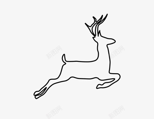 驯鹿动物汽车图标svg_新图网 https://ixintu.com 动物 吃 圣诞节 撞 汽车 跑 驯鹿