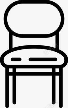 餐椅座位休息图标图标