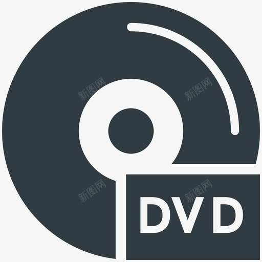 dvd多媒体酷标图标svg_新图网 https://ixintu.com dvd 多媒体酷矢量图标