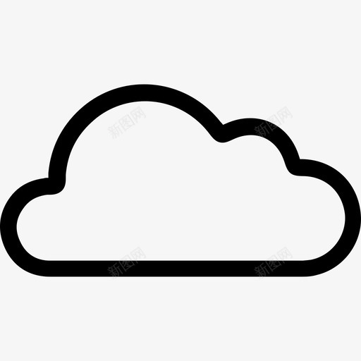 云空气多云图标svg_新图网 https://ixintu.com 云 冷 多云 天气 水 热 空气