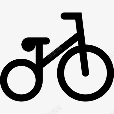 三轮车自行车运载工具图标图标