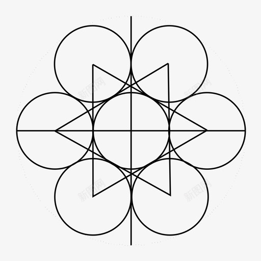 创造七天几何图标svg_新图网 https://ixintu.com 几何 创造七天