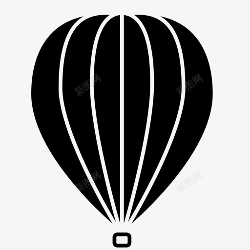 热气球飞行乘坐图标svg_新图网 https://ixintu.com 乘坐 天空 旅行 热气球 飞行