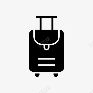 行李包随身携带图标图标
