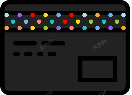 信用卡签名货币图标svg_新图网 https://ixintu.com 交易 信用卡 商业 机密 签名 经济 货币 银行