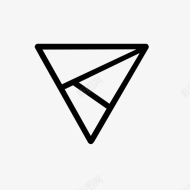 三角形很好的三角形形状图标图标