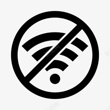 无wifi禁止关闭图标图标