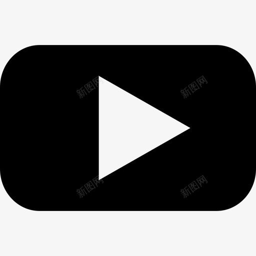 Youtube播放按钮控件基本配置图标svg_新图网 https://ixintu.com Youtube播放按钮 基本配置 控件
