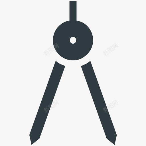 指南针工业冷标图标svg_新图网 https://ixintu.com 工业冷矢量图标 指南针