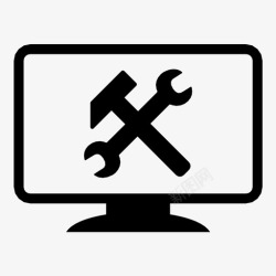 调整屏幕的工具计算机设置监视器调整显示设置图标高清图片
