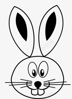 兔子动物性格图标图标