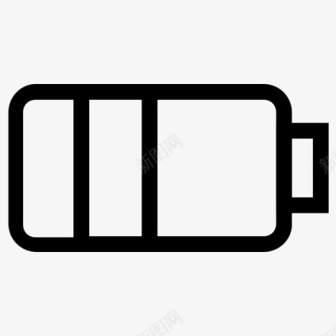 移动电池电量插头无电池图标图标