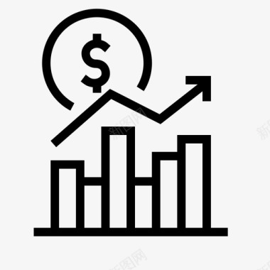 收益利润金钱图标图标