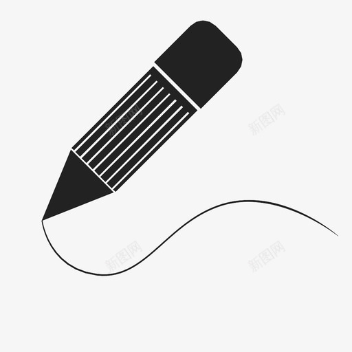 铅笔碳素绘图图标svg_新图网 https://ixintu.com 书写 共享 木制 碳素 绘图 铅 铅笔