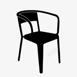 庭院椅子椅子休闲椅家具图标高清图片