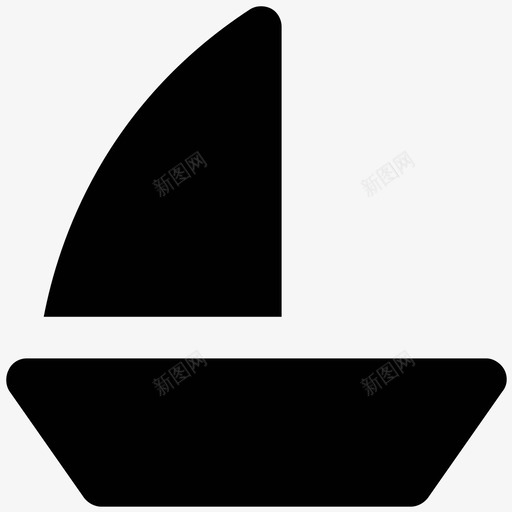 游艇旅行大胆的固体图标svg_新图网 https://ixintu.com 旅行大胆的固体图标 游艇