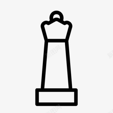 皇后象棋游戏图标图标