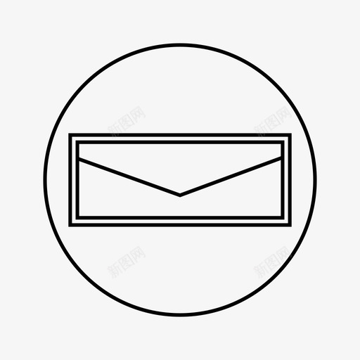 信封外壳容器图标svg_新图网 https://ixintu.com 信封 包裹 外壳 容器 封面 短信 邮件