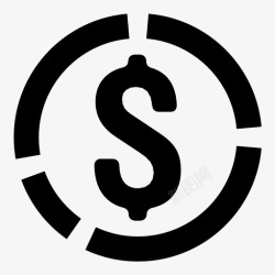 钱的信息图表财务图钱信息图图标高清图片