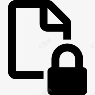 加密文件安全隐私图标图标
