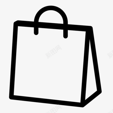 购物袋采购必需品图标图标
