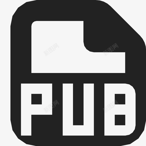 pub类型系统图标svg_新图网 https://ixintu.com extensioni lap microsoft pc pub publisher 扩展名 文件 类型 系统