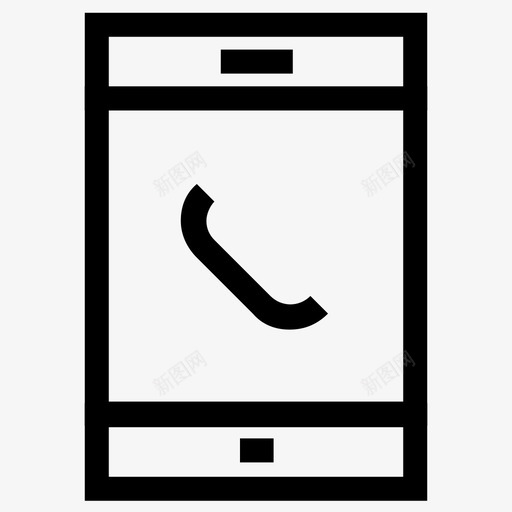移动电话用户界面图标svg_新图网 https://ixintu.com 用户界面图标 移动电话