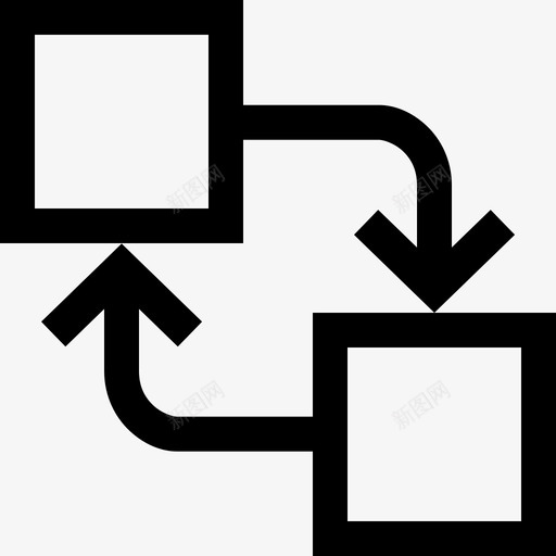 交换安排分发图标svg_新图网 https://ixintu.com 交换 位置 分发 刷新 安排 提供 新建 给予和接受 编辑器用户界面