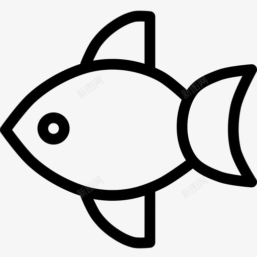 鱼食品预测图标svg_新图网 https://ixintu.com 伦斯 农业 农业和园艺 整体 水下 海鲜 研究 视觉 预测 食品 鱼