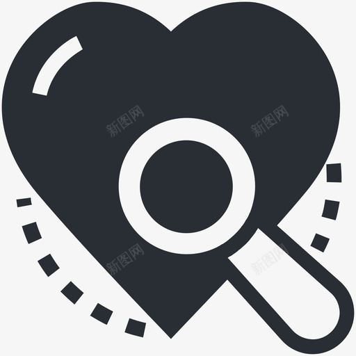 心脏诊断医疗和健康图标svg_新图网 https://ixintu.com 医疗和健康图标 心脏诊断