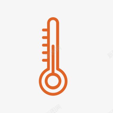 温度房地产图标图标