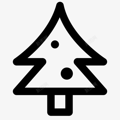 圣诞树圣诞老人礼物图标svg_新图网 https://ixintu.com 圣诞和新年 圣诞树 圣诞老人 客厅 家庭 新年 礼物 装饰