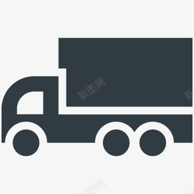 货运卡车运输冷标图标图标