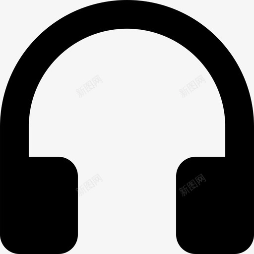 耳机扬声器声音图标svg_新图网 https://ixintu.com 听觉 声音 应用程序 扬声器 接口实心12 界面 网站 网络 耳塞 耳机 音频