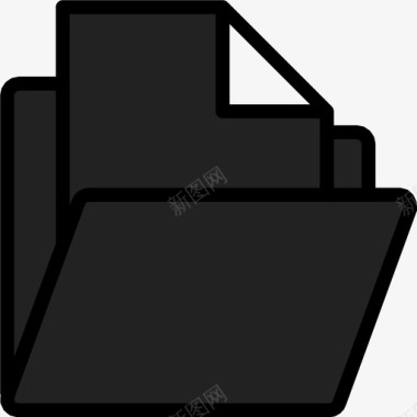 文件文件夹分类纸张图标图标