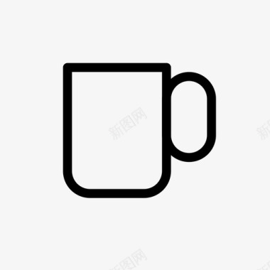马克杯陶瓷咖啡图标图标