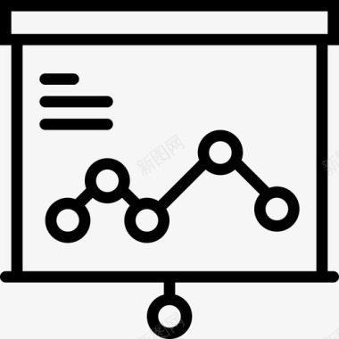 图表演示性能图表图标图标