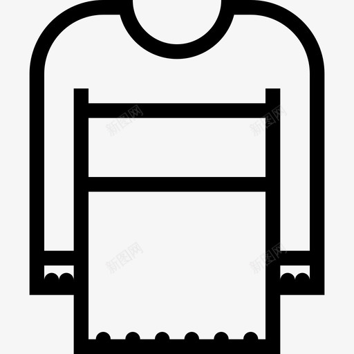 套头衫毛衣邻里图标svg_新图网 https://ixintu.com 休闲 冬季 套头衫 服装店 毛衣 舒适 衣服轮廓2 邻里 配件 鞋类