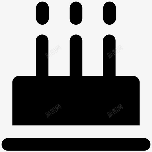 生日蛋糕购物大胆的固体图标svg_新图网 https://ixintu.com 生日蛋糕 购物大胆的固体图标