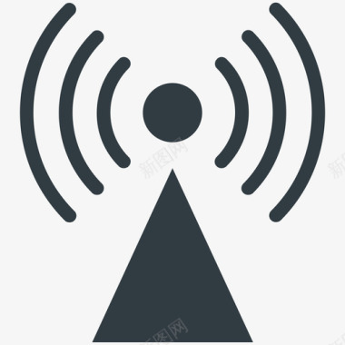 wifi塔通讯酷标图标图标