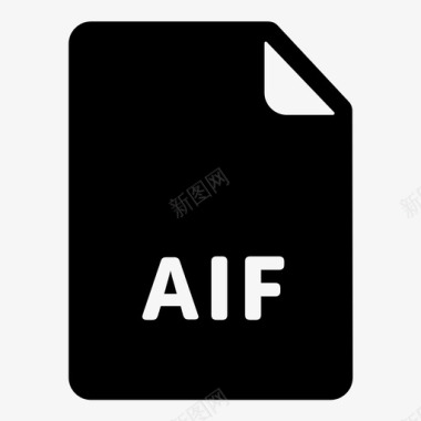 aif文件音频文件图标图标