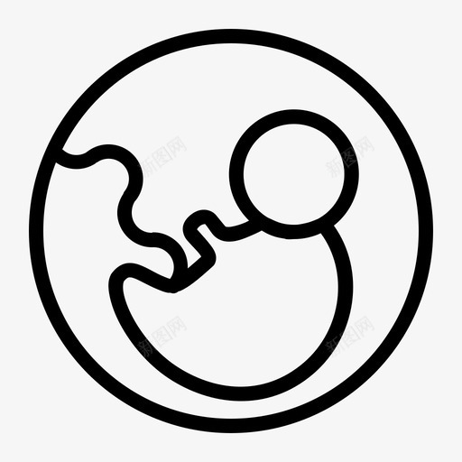 胎儿超声子宫图标svg_新图网 https://ixintu.com 健康 医学 妊娠 婴儿 子宫 生物学 胎儿 胎盘 营养 超声