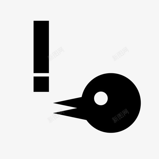鸟叫符号歌图标svg_新图网 https://ixintu.com 交流 唱 噪音 图形 推特 最小 歌 符号 鸟叫 黑色