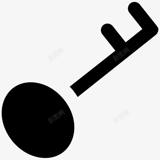 钥匙门锁图标svg_新图网 https://ixintu.com 丢失 保密 保护 口袋 复古钥匙 安全粗体图标 打开 钥匙 锁 门